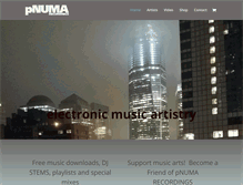 Tablet Screenshot of pnuma.com